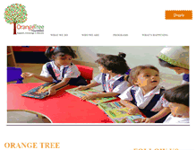 Tablet Screenshot of orangetreefoundation.org